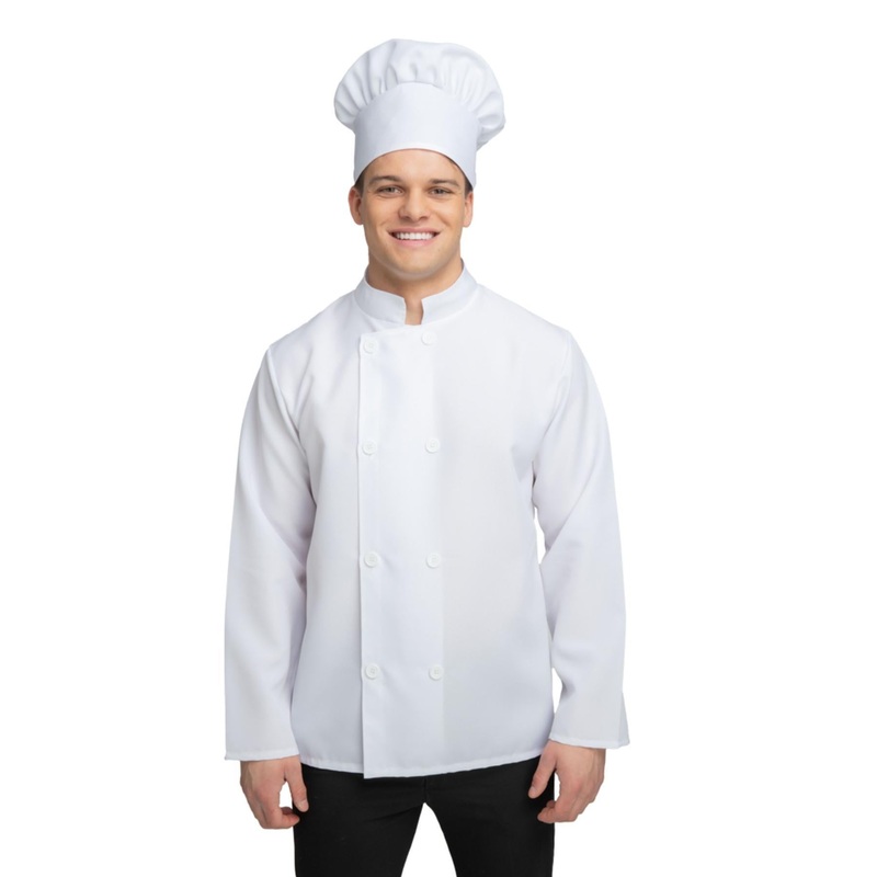 Chef Whites & Hat - Men 44" Chest