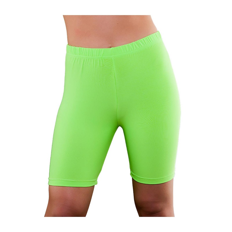Cycling Shorts (Neon Green) - Women UK 6-10