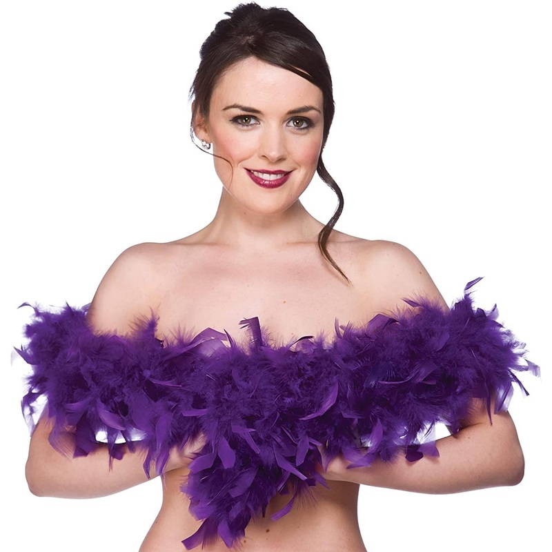 Feather Boa 1.7m (Purple) - Adult