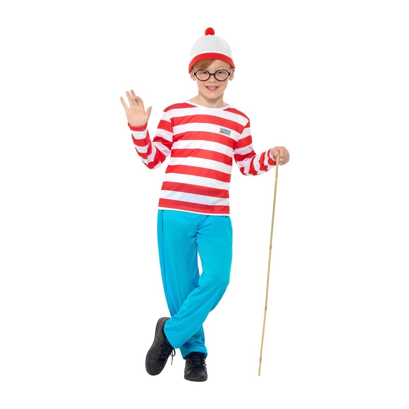 Where's Wally? Costume - Boys Age 4-6