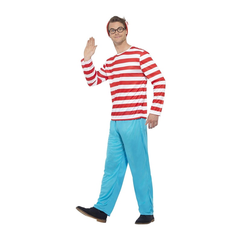 Where's Wally? Costume - Men 34-36" Chest