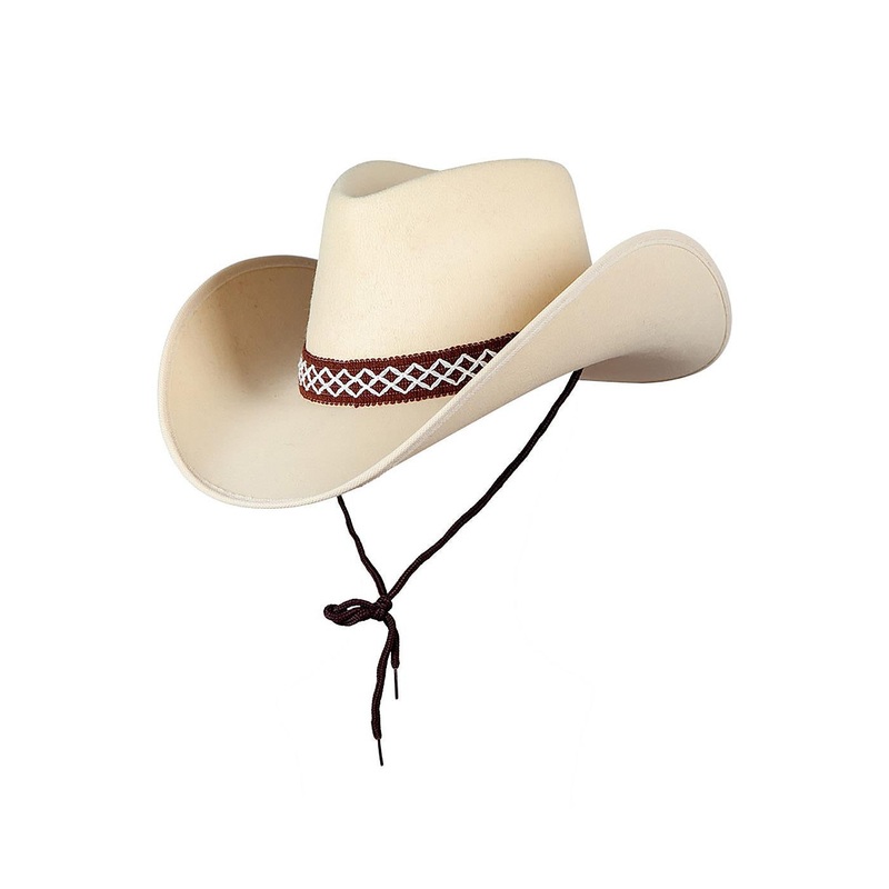 Classic Texan Cowboy Hat (Sand) - Adult