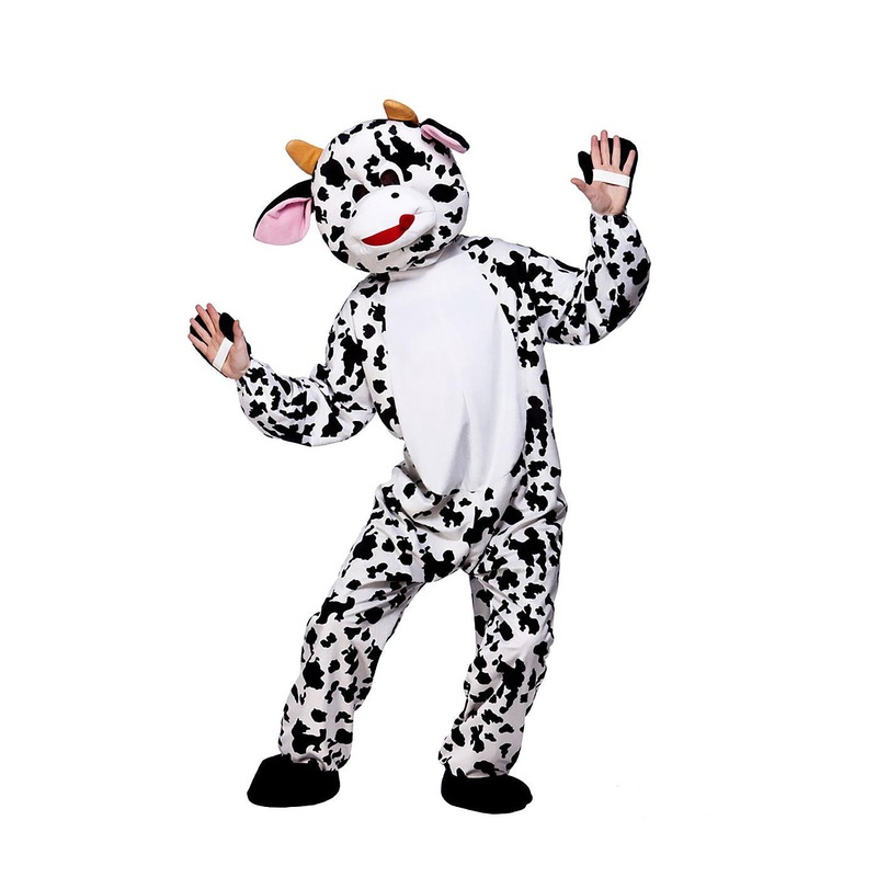 Cute Cow Mascot Costume - Adult