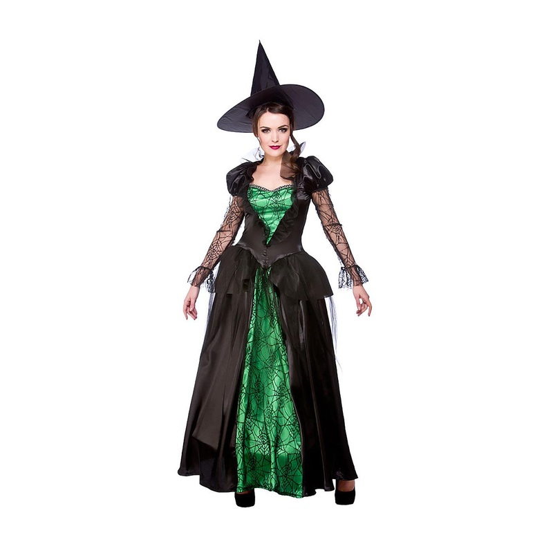 Emerald Witch Costume - Women UK 10-12