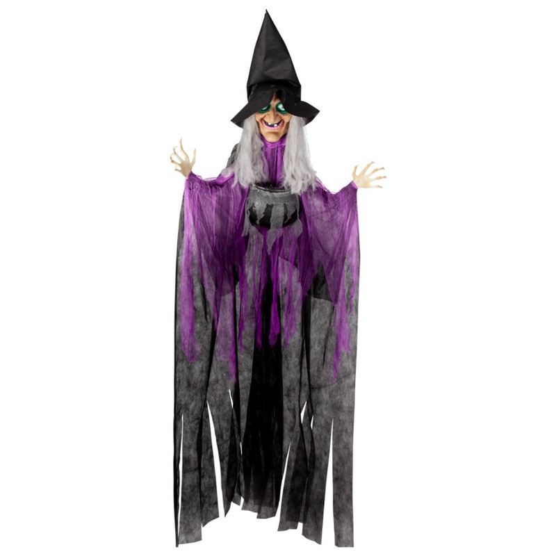 Hanging Cauldron Witch - Party Decoration