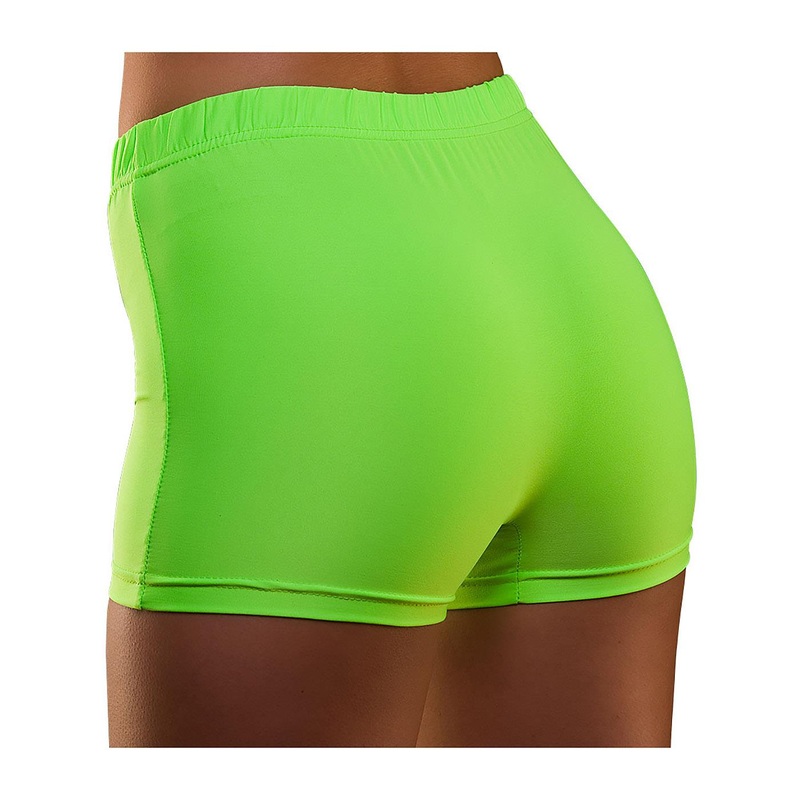 Hot Pant Shorts (Neon Green) - Women UK 6-10
