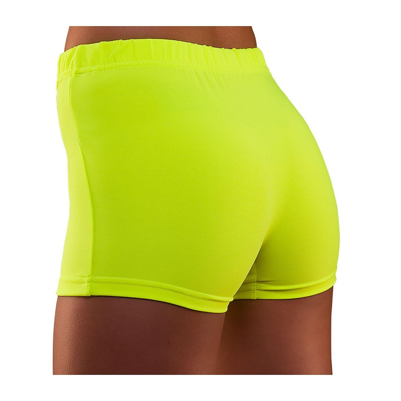 Hot Pant Shorts (Neon Yellow) - Women UK 6-10