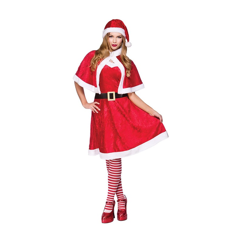 Little Miss Santa Costume - Women Up to UK 16
