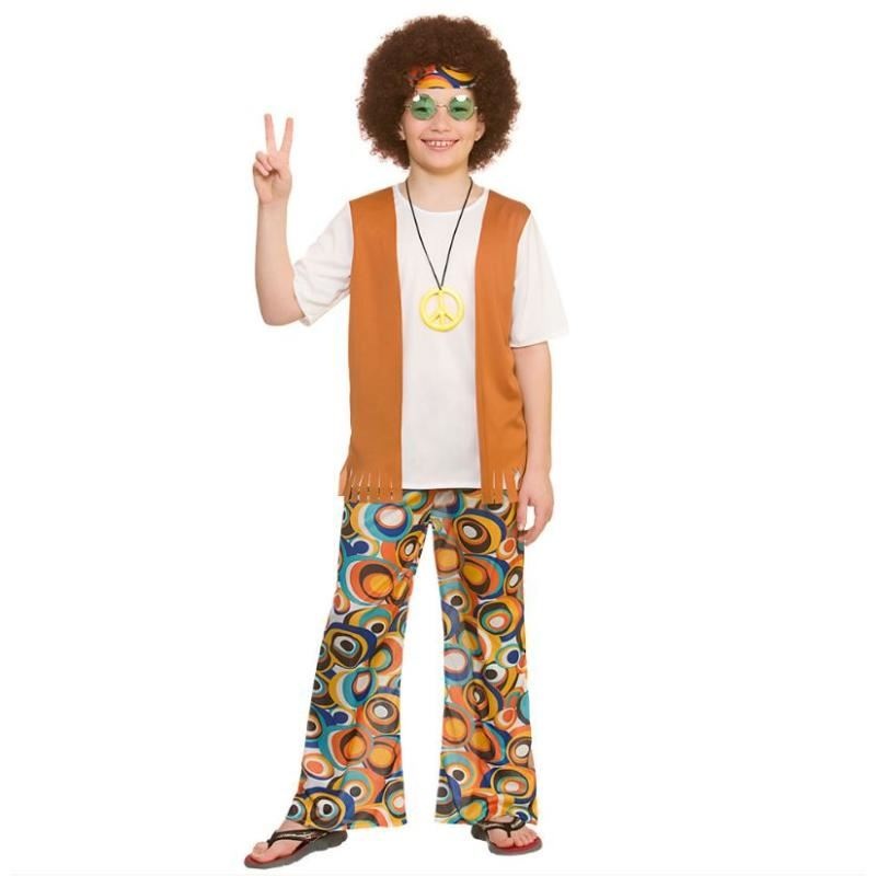 Cool Hippie Costume - Boys Age 5-7