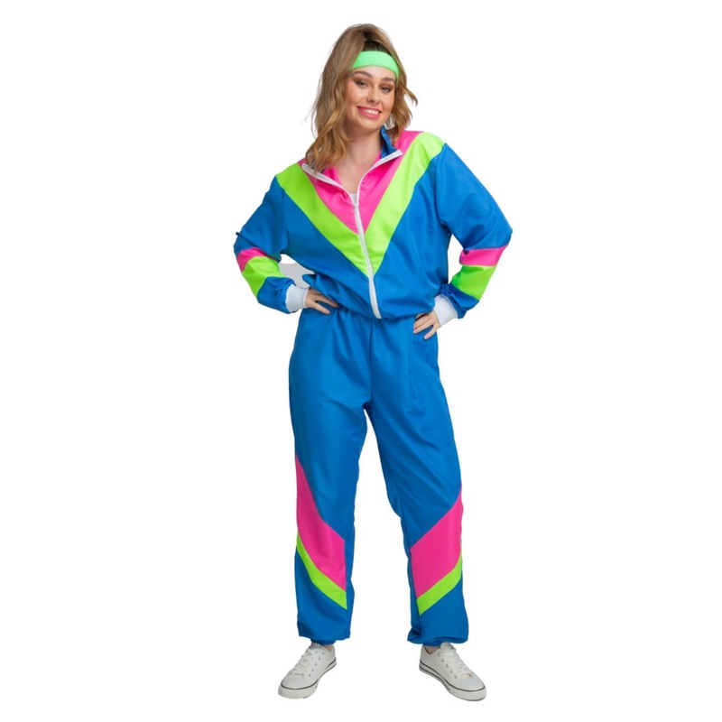 Shell Suit Costume - Women Up to UK 16