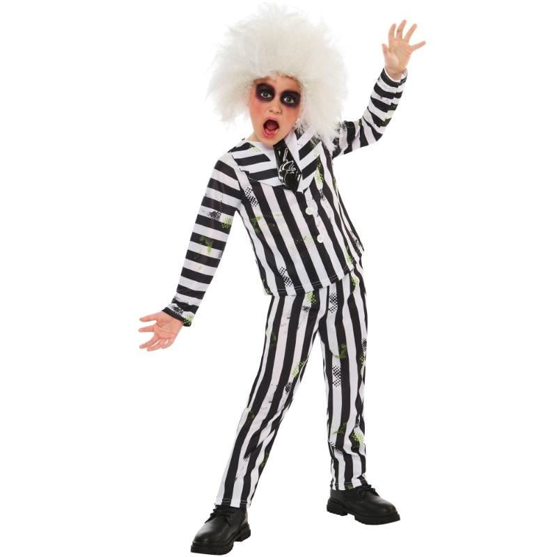 Beetlejuice Costume with Wig - Child Age 3-4