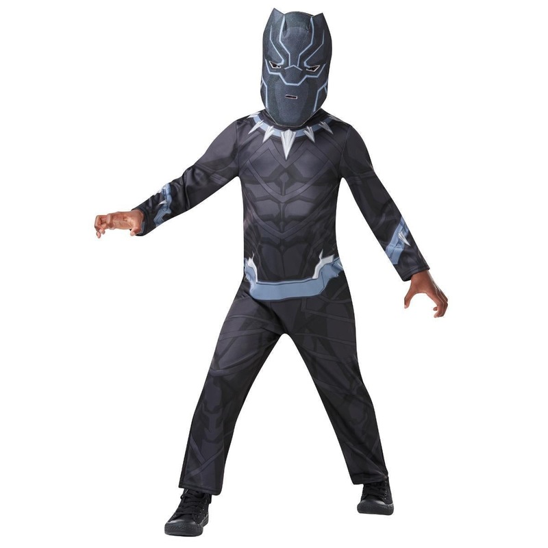 Black Panther Marvel Avengers Costume - Boys Age 3-4
