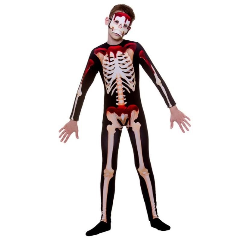 Blood Dripping Skeleton Costume - Child Age 5-7