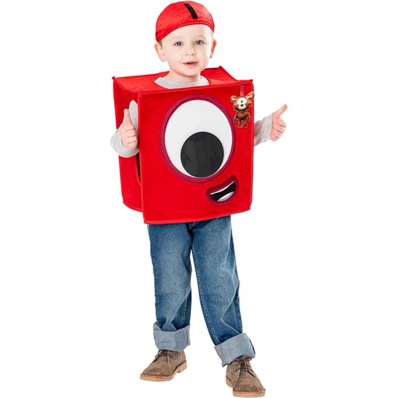 CBeebies Numberblocks Number One Costume - Child Age 2-3