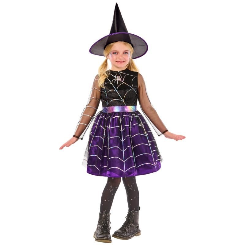 Cobweb Witch Costume - Girls Age 3-4