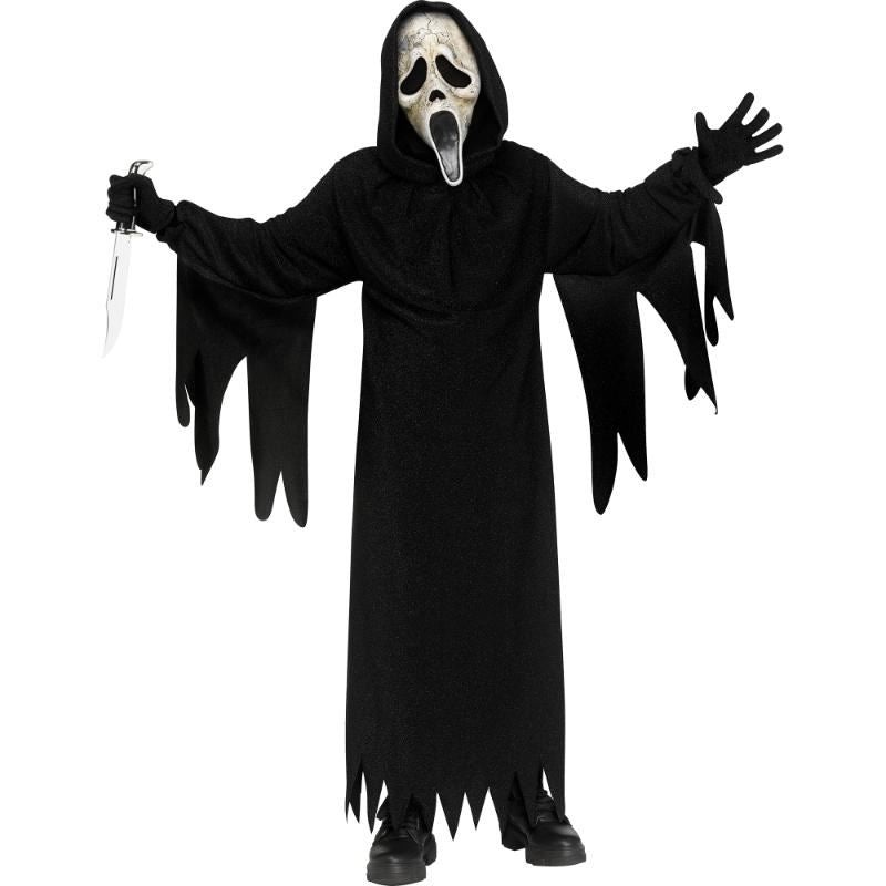 Ghost Face Scream VI Aged Costume (Deluxe) - Child Age 8-10