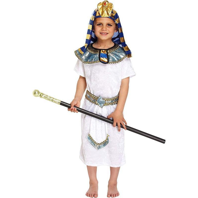 Henbrandt - Ancient Egyptian Pharaoh Costume - Boys Age 4-6