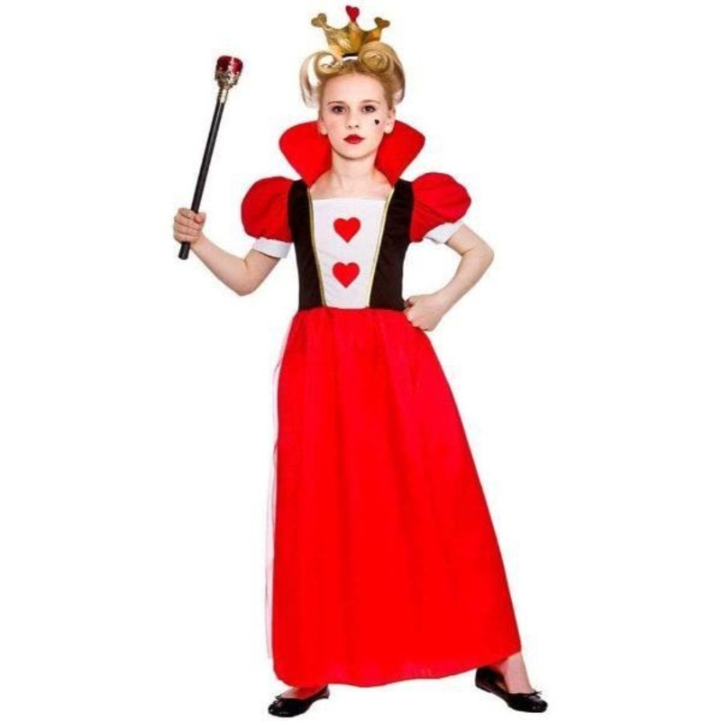 Queen of Hearts Costume - Girls Age 3-4