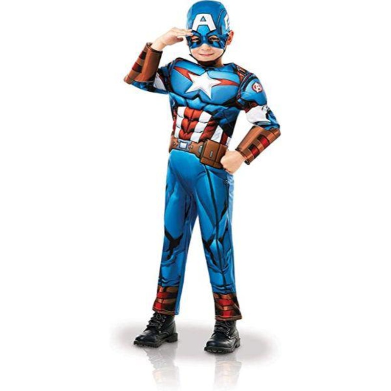 Rubies - Marvel Avengers Captain America Costume - Boys Age 3-4