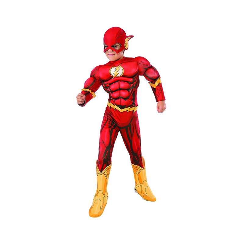 The Flash Muscle Chest Costume - Boys Age 3-4