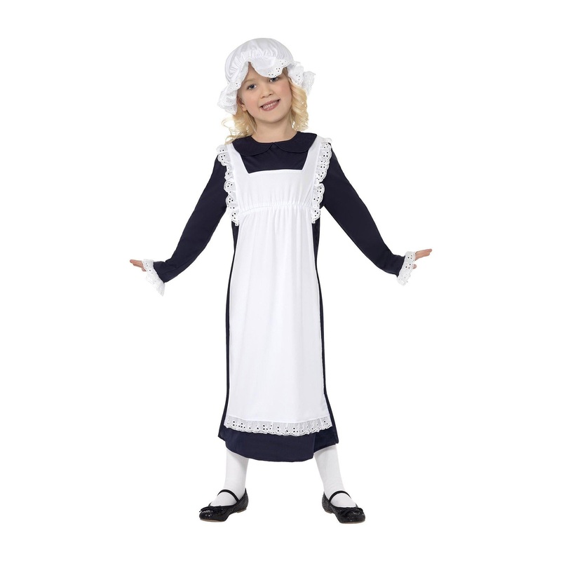 Victorian Poor Girl Costume - Girls Age 4-6