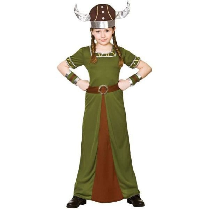 Viking Princess Costume - Girls Age 5-7