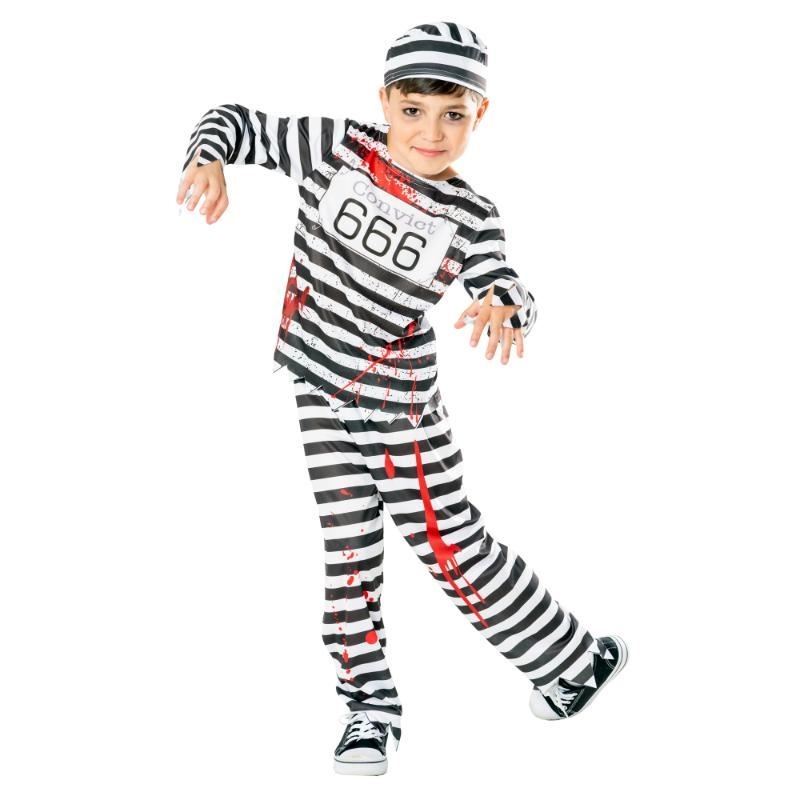 Zombie Convict  Costume - Child Age 3-4