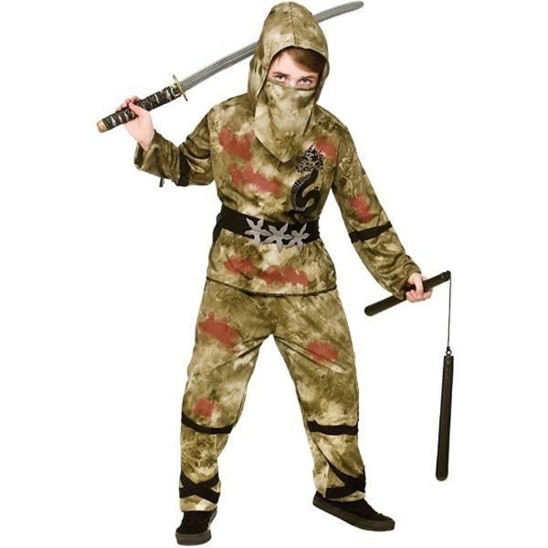Zombie Ninja Costume - Child Age 5-7