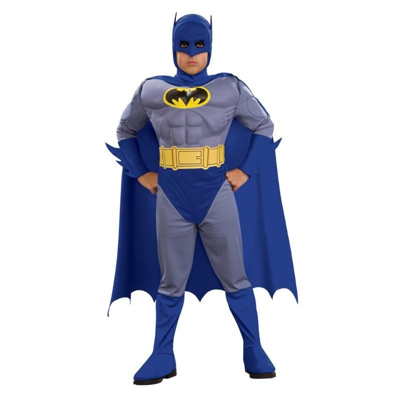 Batman Muscle Chest Brave & Bold Costume - Boys Age 3-4