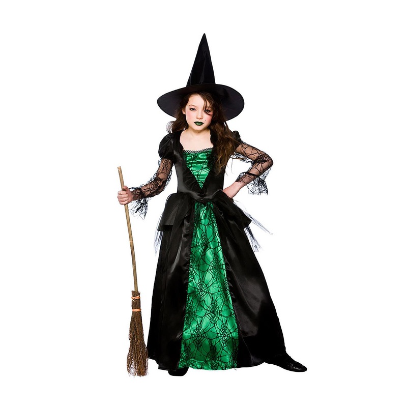 Emerald Witch Costume - Girls Age 3-4