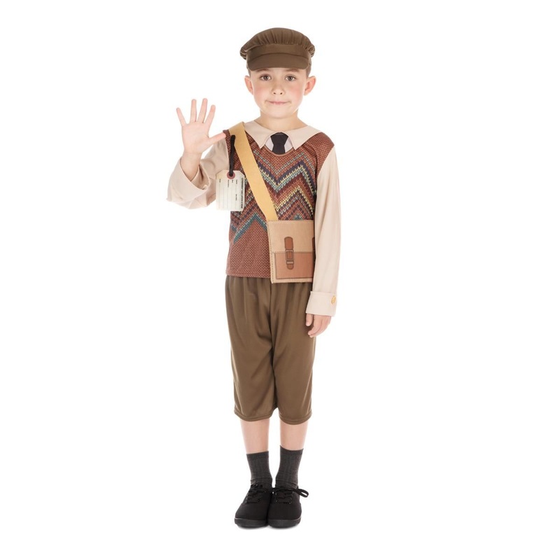 Evacuee Schoolboy Costume - Boys Age 4-6