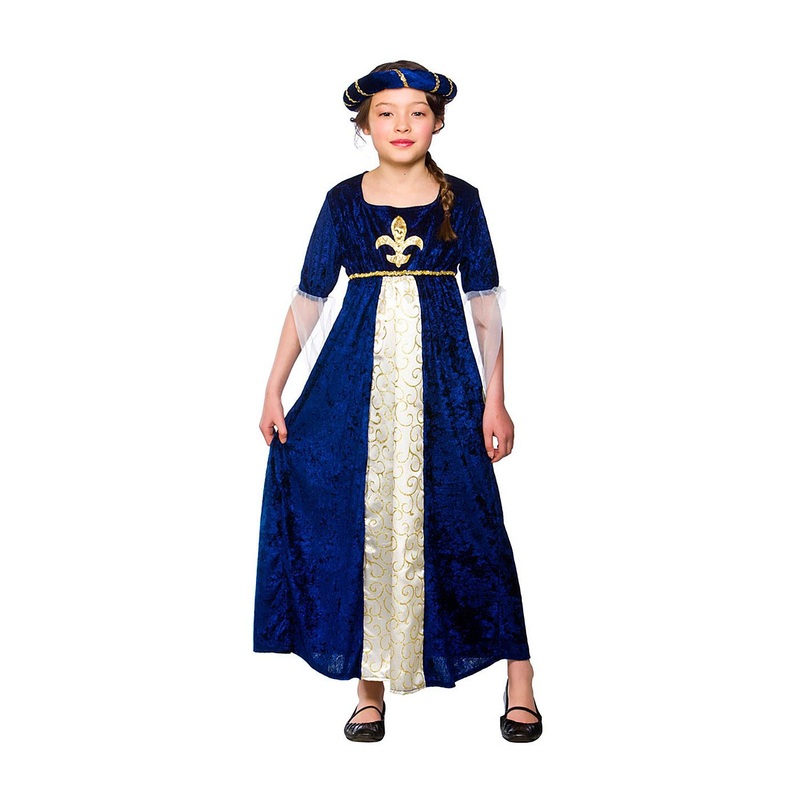 Medieval Tudor Princess Costume - Girls Age 5-7