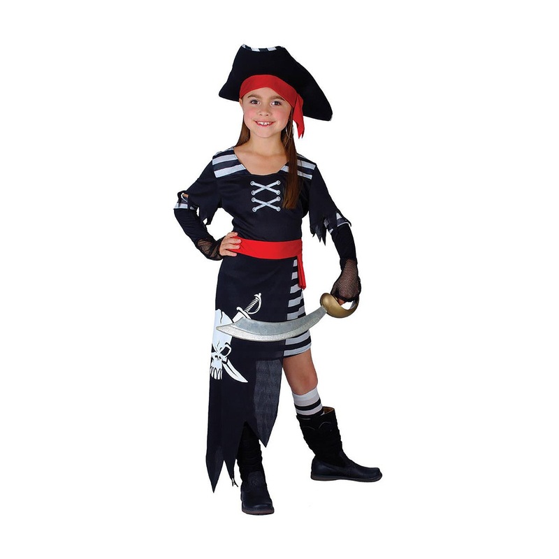 Pirate Princess Costume - Girls Age 3-4