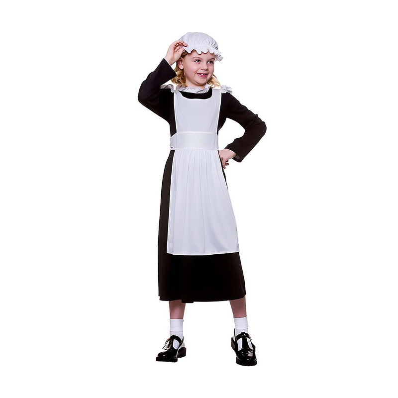 Victorian Maid Costume - Girls Age 5-7