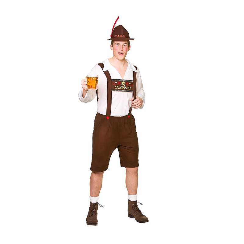 Bavarian Beer Guy Costume - Men 37" Chest