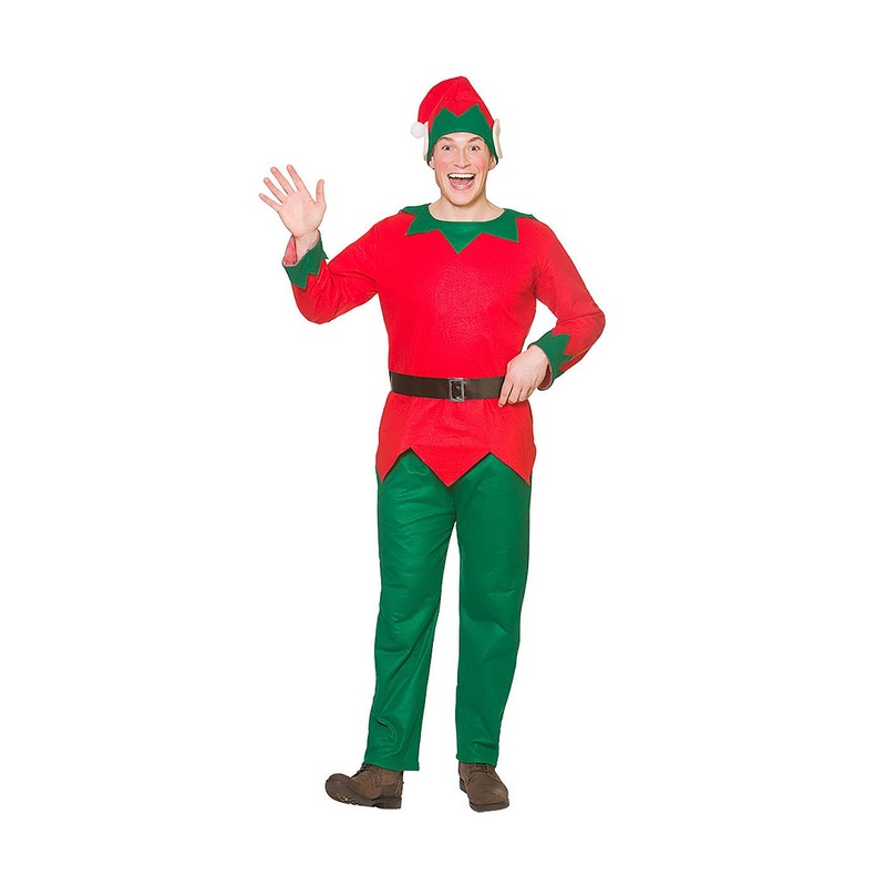Christmas Elf Costume - Men 44" Chest