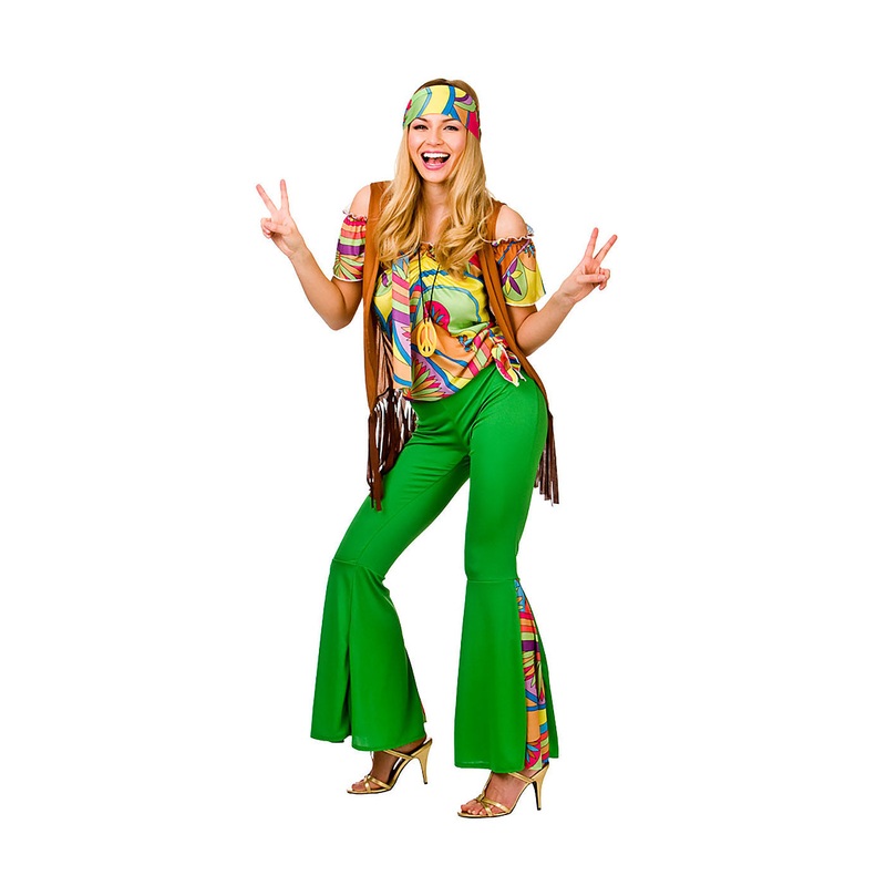 Groovy Hippie Costume - Women UK 6-8