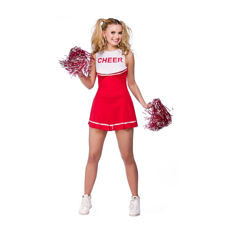 High School Cheerleader Costume - Women UK 6-8