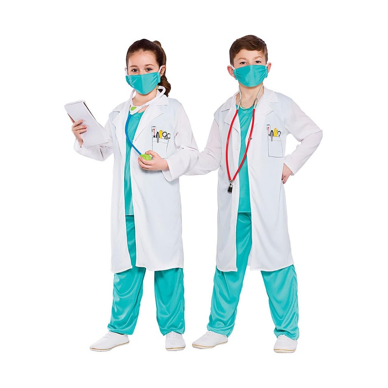 Hospital Doctor Costume - Child Age 3-4