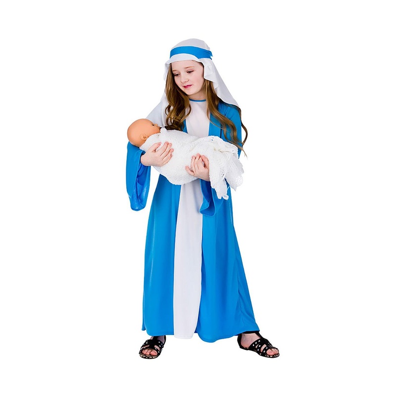 Mary Nativity Costume - Girls Age 3-4