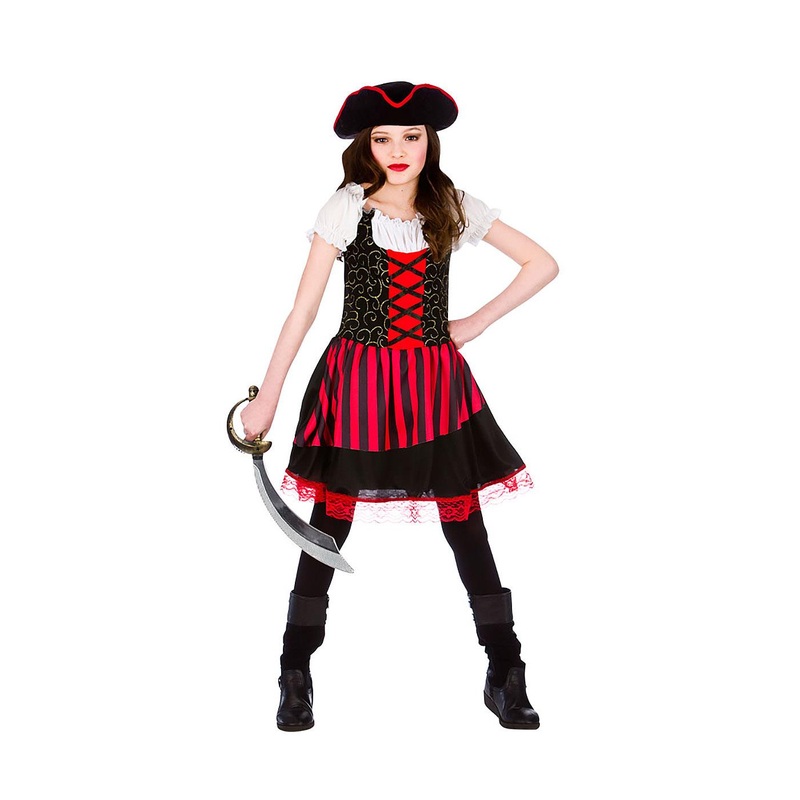 Pretty Pirate Girl Costume - Girls Age 3-4