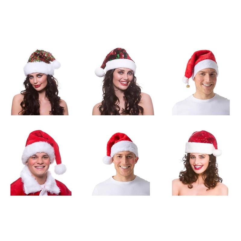 Santa Hat - Adult With Bell