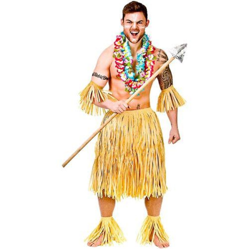 Wicked Costumes - Hawaii Zulu Warrior Set (5 Piece) - Men
