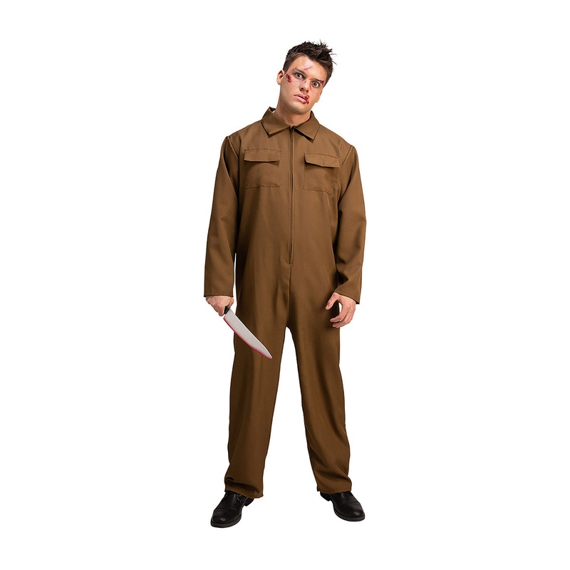 Wicked Costumes - Psycho Killer Boiler Suit Costume - Men 37" Chest
