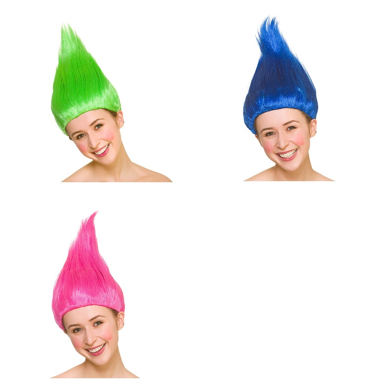 Wicked Costumes - Troll Wig - Adult Pink
