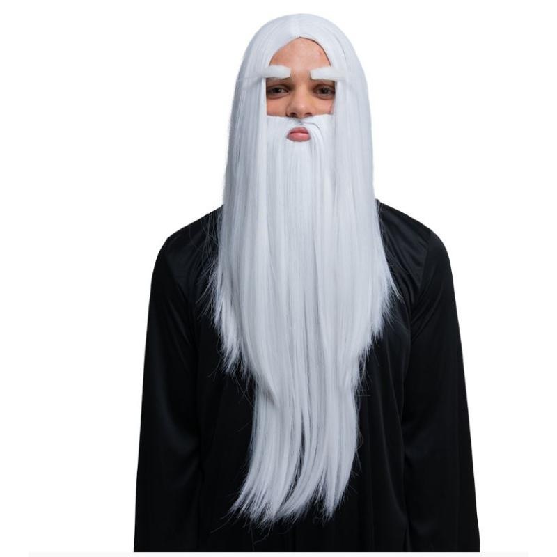 Wizard Wig Beard Eyebrow Set - Adult