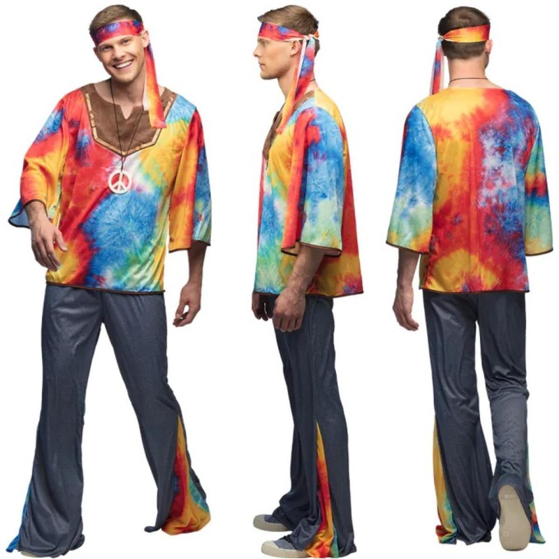 70s Hippie Costume - Men UK 40/42