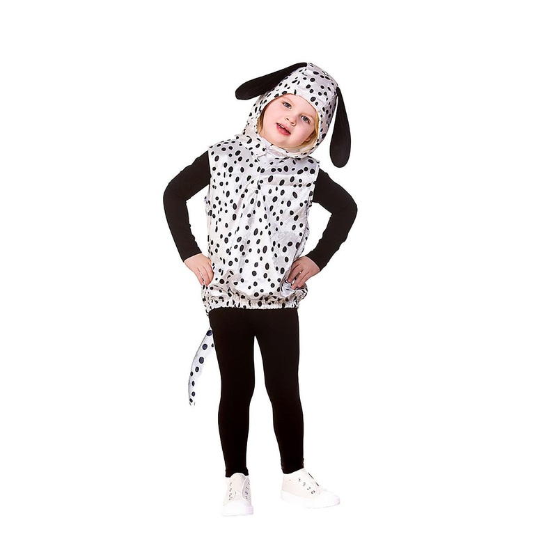 Dalmatian Dog Tabard Costume - Child Age 3-5