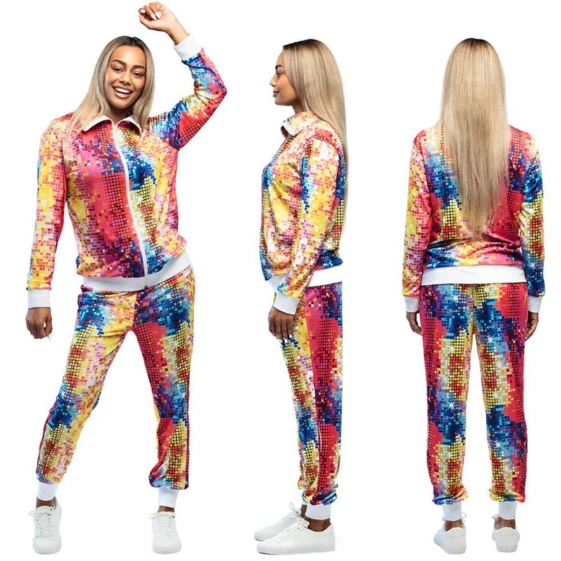 Disco Babe Shell Suit Costume - Women UK 8-10