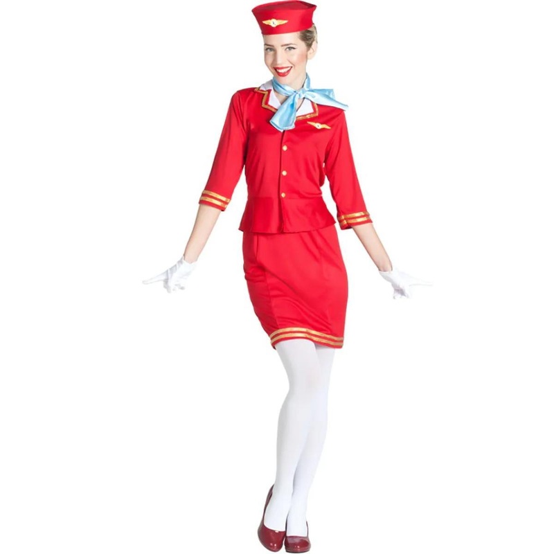 Flight Attendant Costume - Women Small